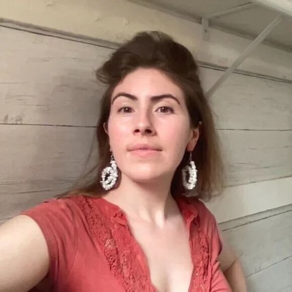 Unique Handmade Stonelike Earrings - Picture 2 of 7